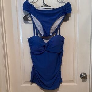 Elegant Blue Women's Bikini Set